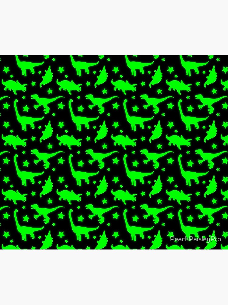 Glowing Dinosaurs (Does not glow in the dark) by PeachPaisleyPro