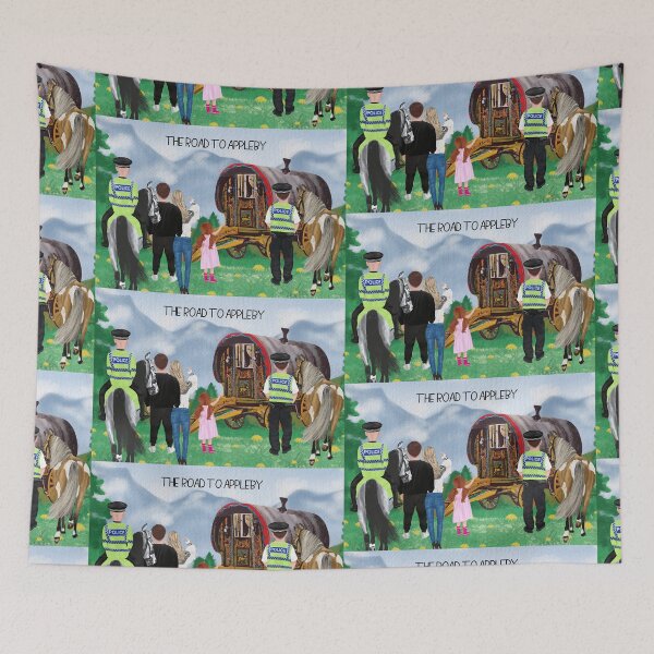Item preview,  Gypsy Appleby fair,Romany caravan police visit designed and sold by amy greaves.