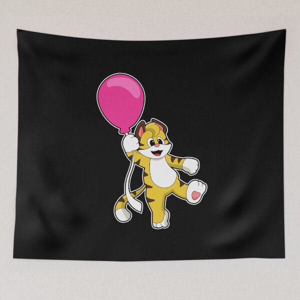 Item preview, Tiger with Balloon designed and sold by Snabdesign84.
