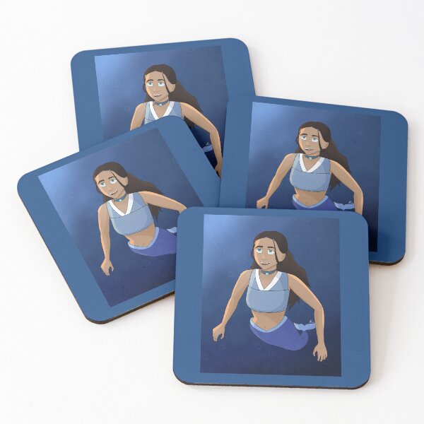 Item preview, Katara Mermaid ATLA w/ Background designed and sold by Art-by-AbbyRodz.