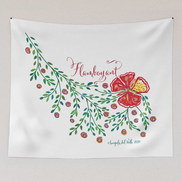 Item preview, Puerto Rico Flamboyant foliage and flowers designed and sold by AmapolaDelValle.