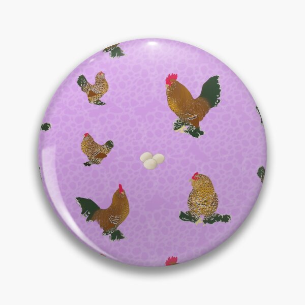 Item preview, Belgian D'Uccle Pattern Purple designed and sold by Ashley Gagnon.