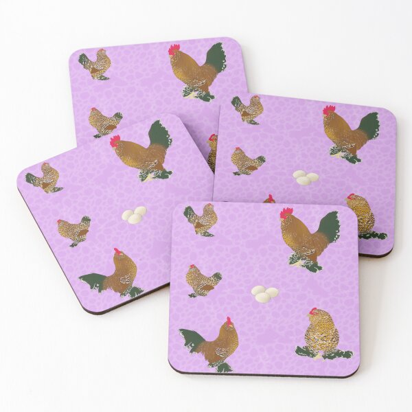 Item preview, Belgian D'Uccle Pattern Purple designed and sold by Ashley Gagnon.