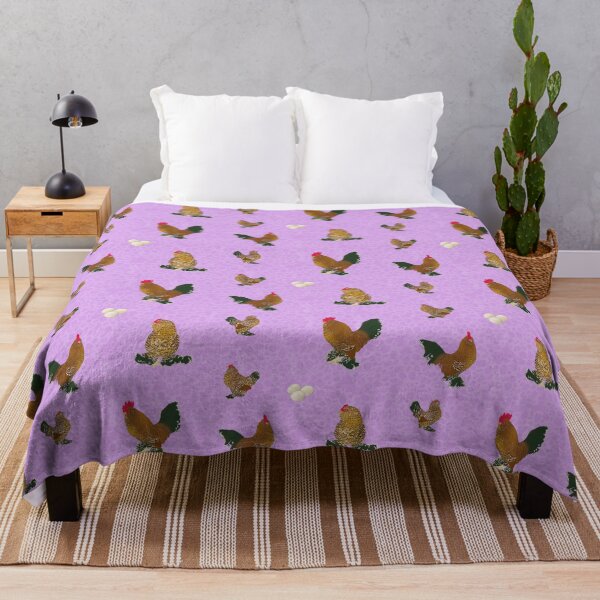 Item preview, Belgian D'Uccle Pattern Purple designed and sold by Ashley Gagnon.