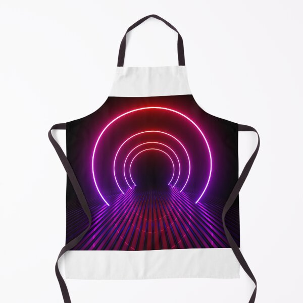 Item preview, Sci Fy Neon Lamps In A Dark Corridor designed and sold by tatkhagata.