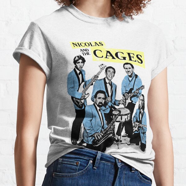 Nicolas and the Cages (Nic Cage Band Shirt) Classic T-Shirt
