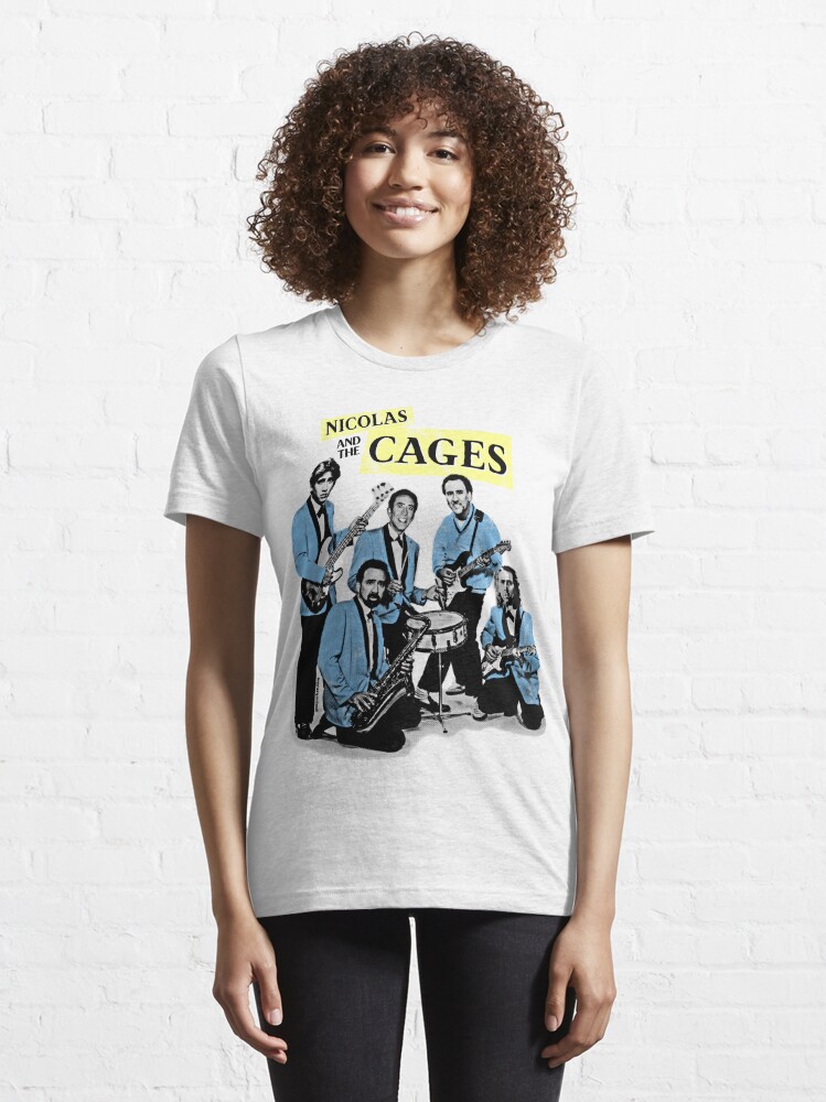 Nicolas And The Cages Nic Cage Band Shirt T Shirt For Sale By Uselessnyc Redbubble 1880