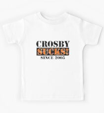 Vintage Philadelphia Orange and Black Crosby Sucks Kids Tee