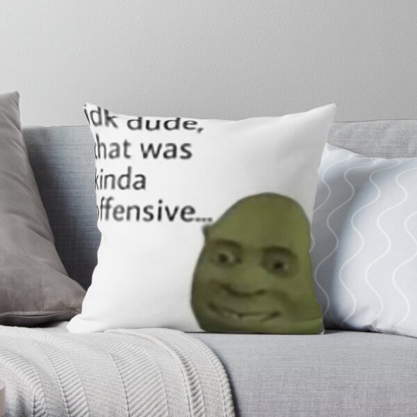 Shrek meme Throw Pillow for Sale by Pulte