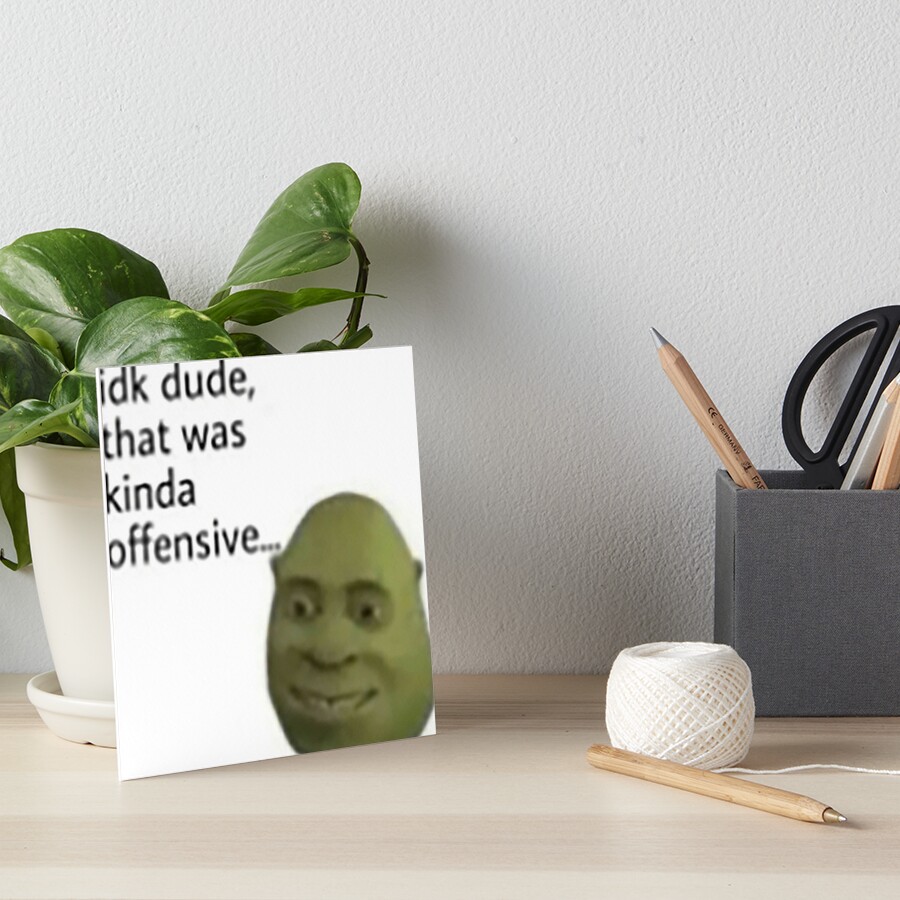 Shrek meme Classic | Art Board Print