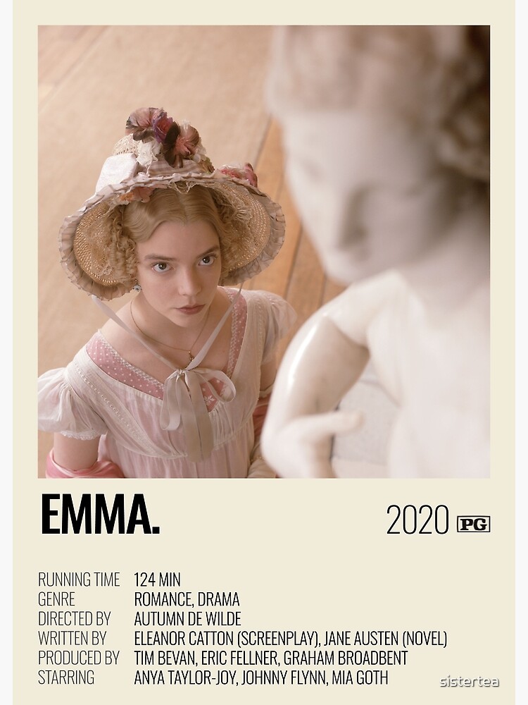 "Emma. (2020) movie poster" Poster for Sale by sistertea Redbubble