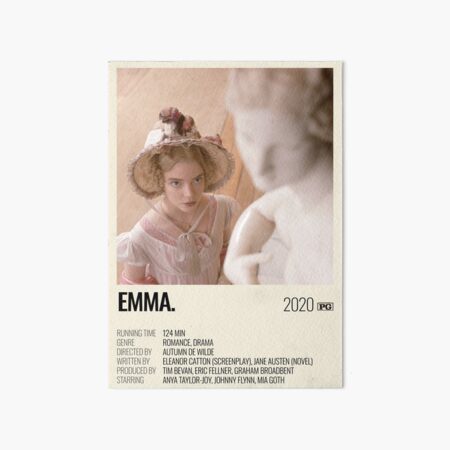 Item preview, Emma. (2020) movie poster designed and sold by sistertea.