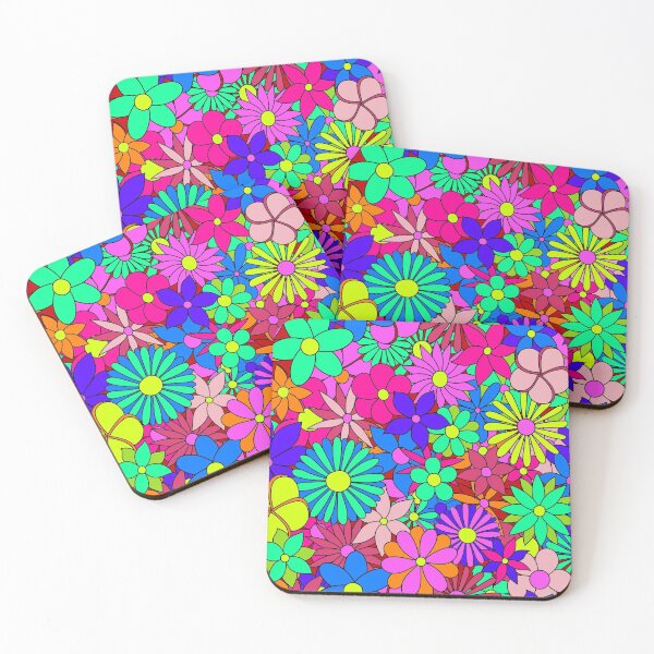 Item preview, Flower Power Retro Style Hippy Flowers designed and sold by Epitome Girl.