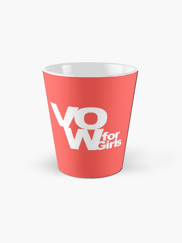 Thumbnail 2 of 4, Coffee Mug, VOW for Girls (Grapefruit) designed and sold by VOWforGirls.