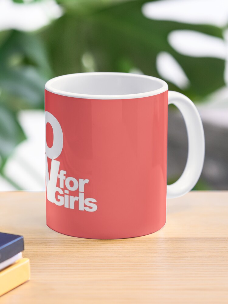 Thumbnail 1 of 6, Coffee Mug, VOW for Girls (Grapefruit) designed and sold by VOWforGirls.
