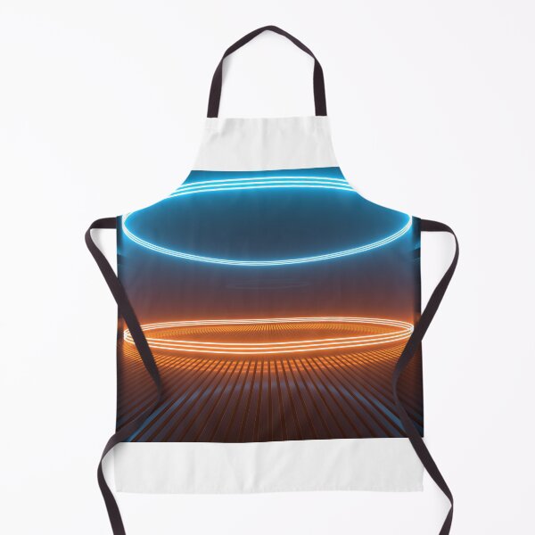 Item preview, Abstract Sci Fy Neon Lamps In A Dark Corridor designed and sold by tatkhagata.