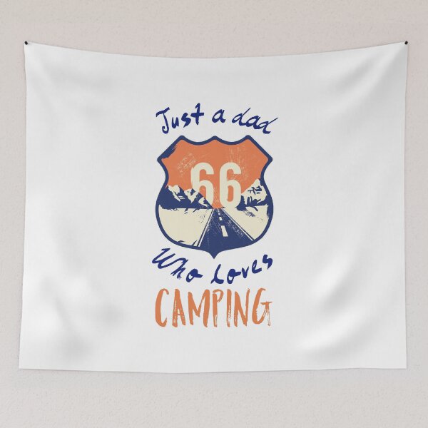 Item preview, Just a dad who loves camping designed and sold by GAR5.