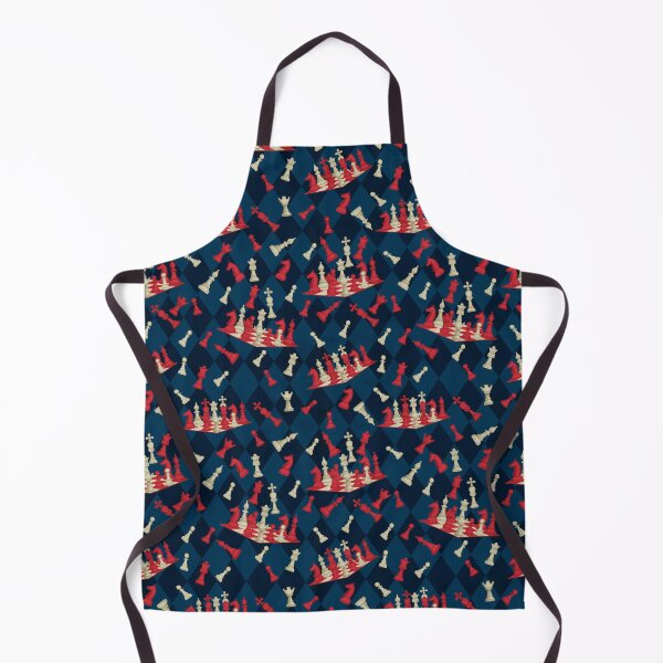 Item preview, crazy chess pieces in red and white designed and sold by FRKI-DIDI.