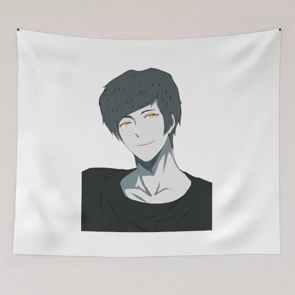 Item preview, Monochromo anime handsome Boy designed and sold by rialvinrimadia.
