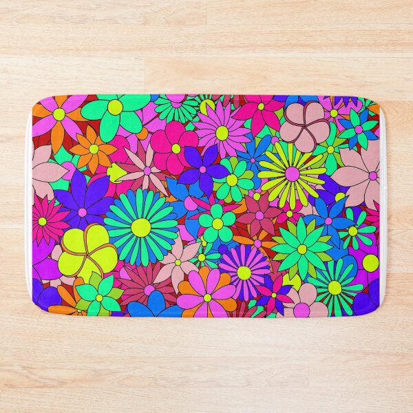 Item preview, Flower Power Retro Style Hippy Flowers designed and sold by Epitome Girl.