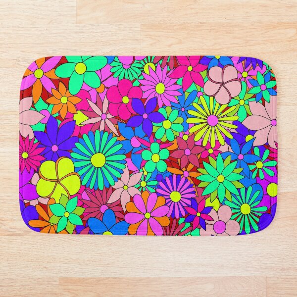 Item preview, Flower Power Retro Style Hippy Flowers designed and sold by Epitome Girl.
