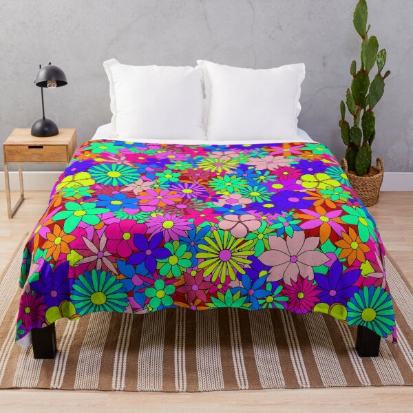 Item preview, Flower Power Retro Style Hippy Flowers designed and sold by Epitome Girl.