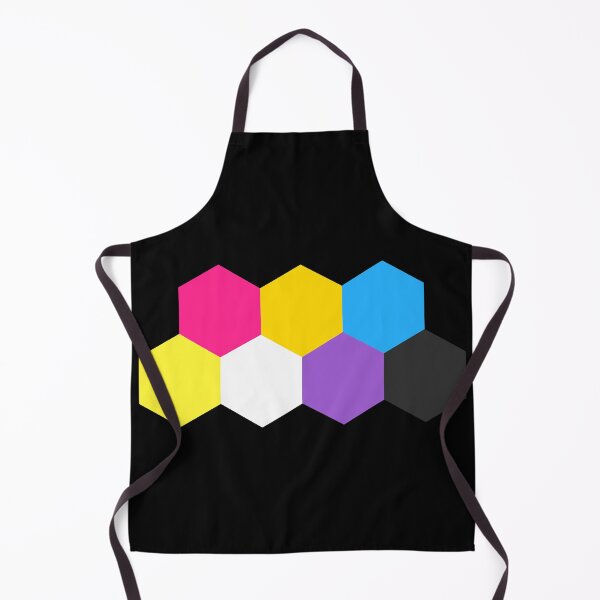 Item preview, Pan and Nonbinary Hexagons designed and sold by FallenFeline.