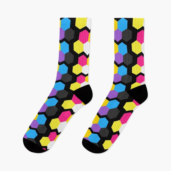 Item preview, Pan and Nonbinary Hexagons designed and sold by FallenFeline.
