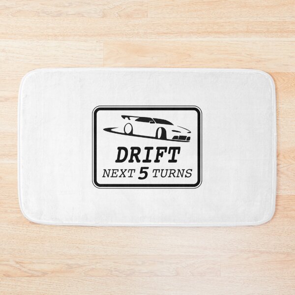 Item preview, DRIFT Next 5 Turns! Road Sign (on White) designed and sold by epinkb.