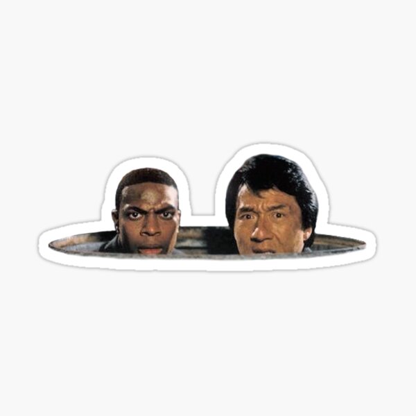Rush Hour Comedy Movie Road Drain 2 Sticker