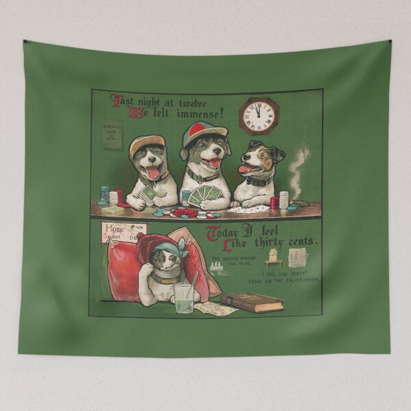 Item preview, Katzenjammer - Dog With A Hangover - Today I Feel Like Thirty Cents - 1905 designed and sold by warishellstore.
