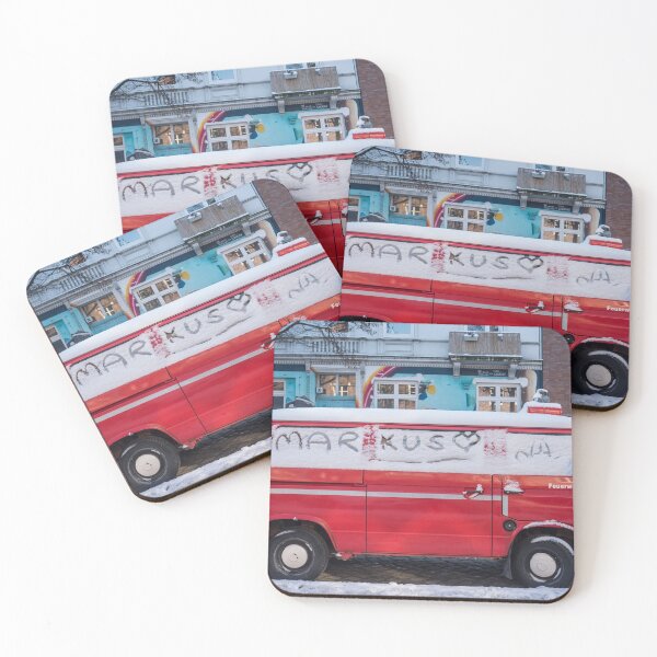 Item preview, old Bulli in the fire department look designed and sold by Martin Langer.