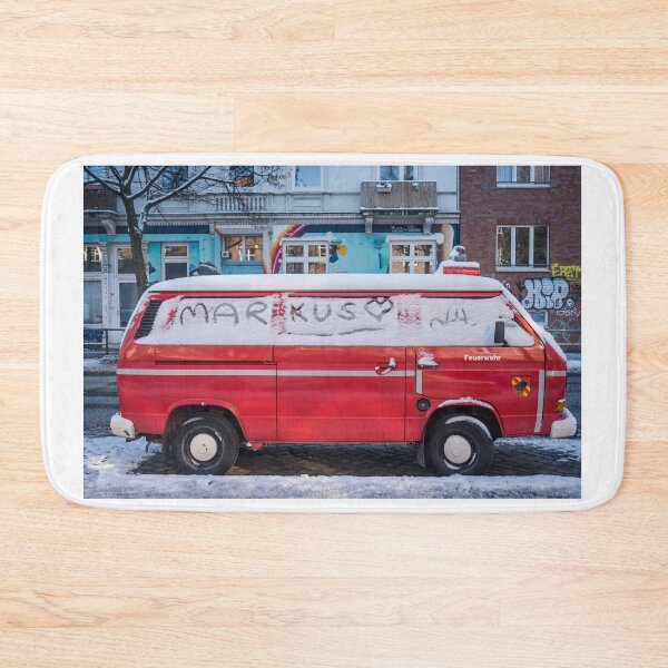 Item preview, old Bulli in the fire department look designed and sold by Martin Langer.