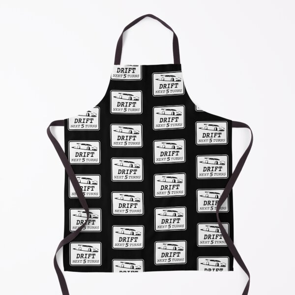 Item preview, DRIFT Next 5 Turns! Road Sign (on Black) designed and sold by epinkb.