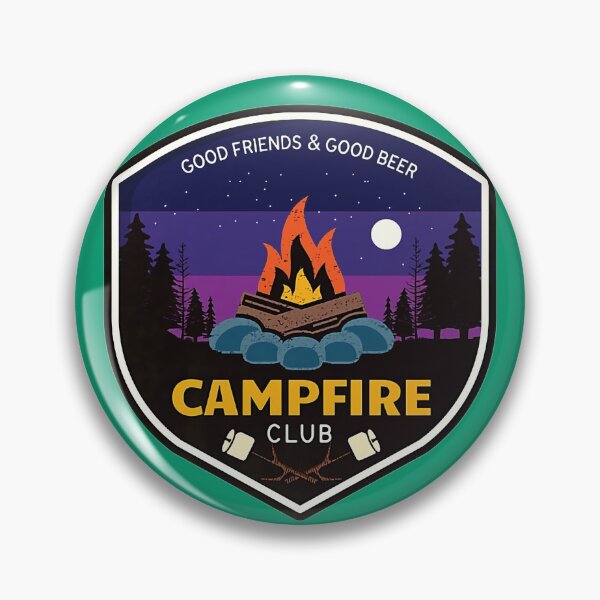 Item preview, Campfire Club - Good Friends & Good Beer designed and sold by Sinfamous.