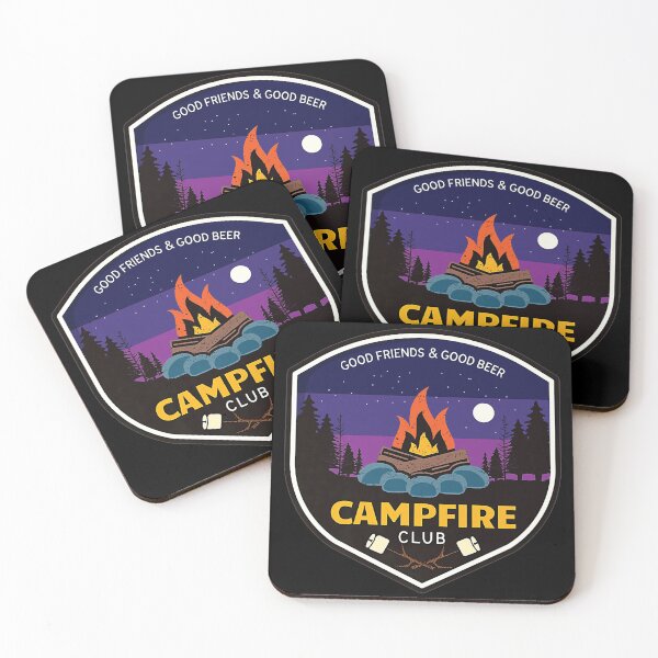 Item preview, Campfire Club - Good Friends & Good Beer designed and sold by Sinfamous.