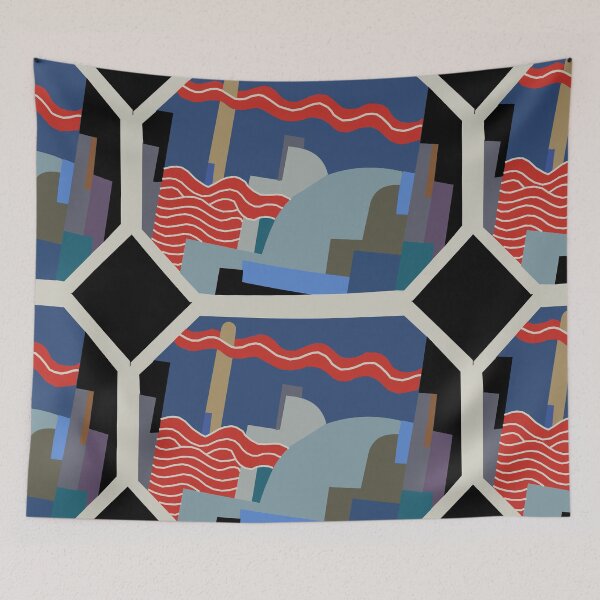 Item preview, Vintage, Midcentury Modern, Octagon Geometric Motif designed and sold by Hether McCuistion.