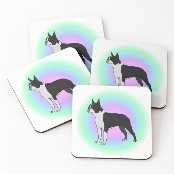 Item preview, Black and White Boston Terrier designed and sold by TinkerandBone.