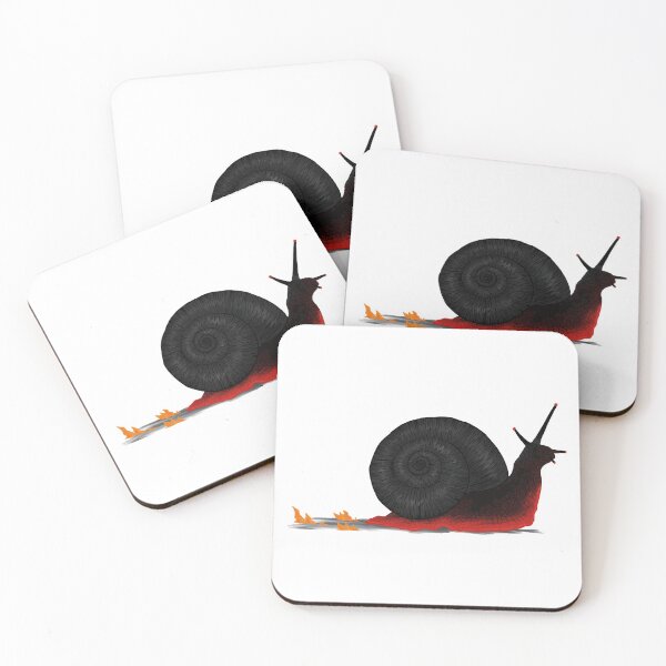 Item preview, Fire Snail ~ Snail-ements (Snail Elements) designed and sold by NewtandThistle.