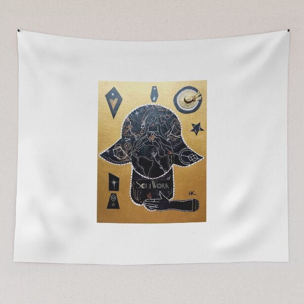 Item preview, Soul Work Hamsa by Harriette Knight designed and sold by harrietteknight.