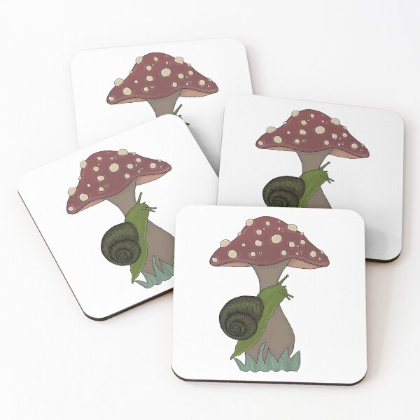 Item preview, Earth Snail with Mushroom ~ Snail-ements (Snail Elements) designed and sold by NewtandThistle.