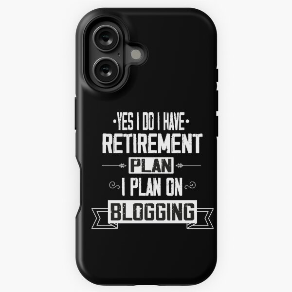 Vista previa del artículo con la obra «Sí, tengo un plan de jubilación. Pienso escribir en un blog. Camiseta de bloguero. El mejor padre bloguero. Idea de regalo para un plan de jubilación.», diseñado y vendido por Rassitni.