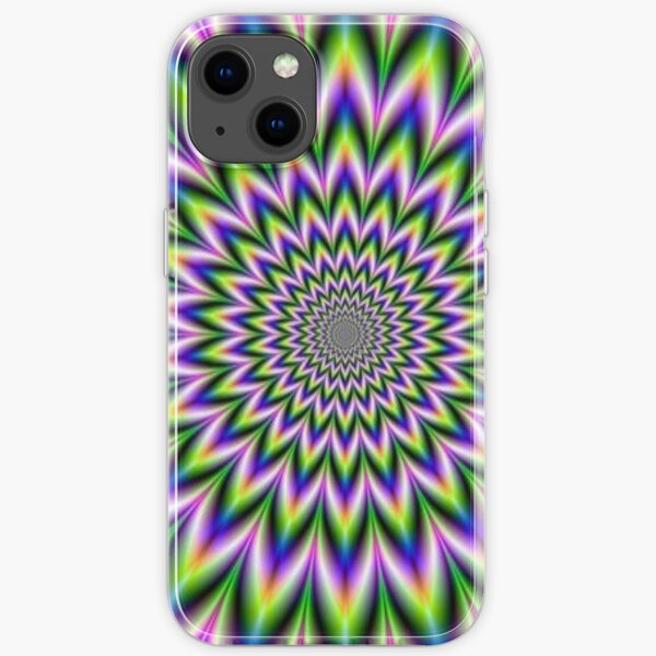 Psychedelic, Optical art, Op art, Vibration iPhone Soft Case