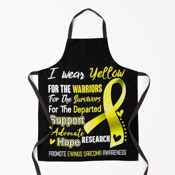 Item preview, I Wear Yellow For The Warriors Promote Ewings Sarcoma Awareness designed and sold by hvoid41.