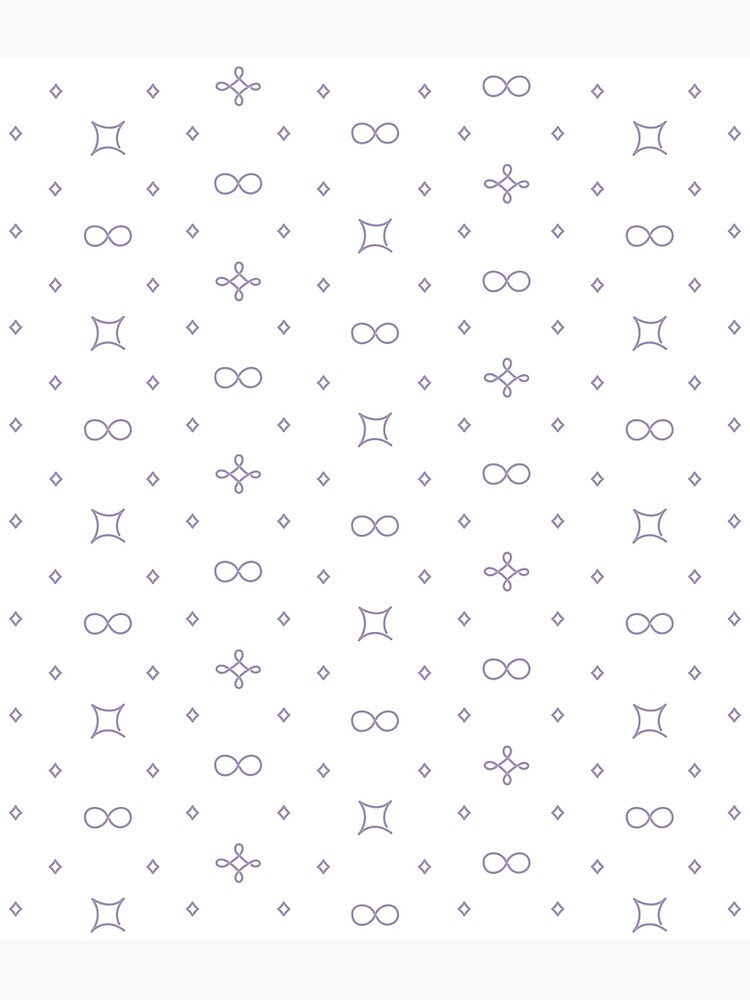 Póster «BTS 2021 Muster Sowoozoo (patrón blanco bg morado)» de ...