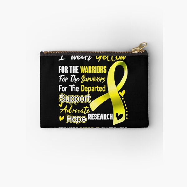Item preview, I Wear Yellow For The Warriors Promote Sarcoma Awareness designed and sold by hvoid41.