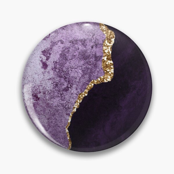 Item preview, Purple and Gold Agate Slice | Amethyst Geode designed and sold by WandaStar.