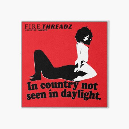 In Country Art Board Print