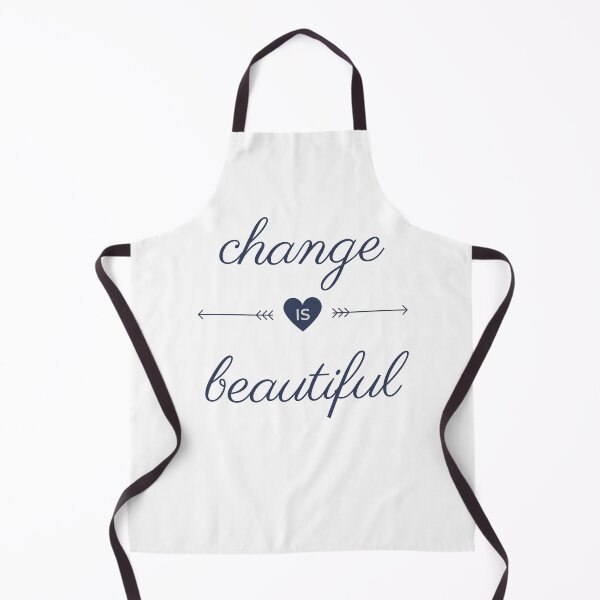 Item preview, Change is beautiful, black letters designed and sold by AbiLeads.
