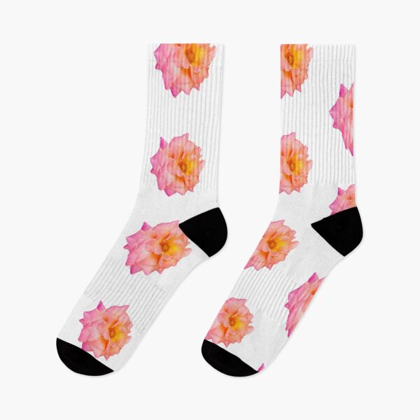 Item preview, Tie Dye Ms. Pinkish Orange Rose Flower designed and sold by DIBS2021.